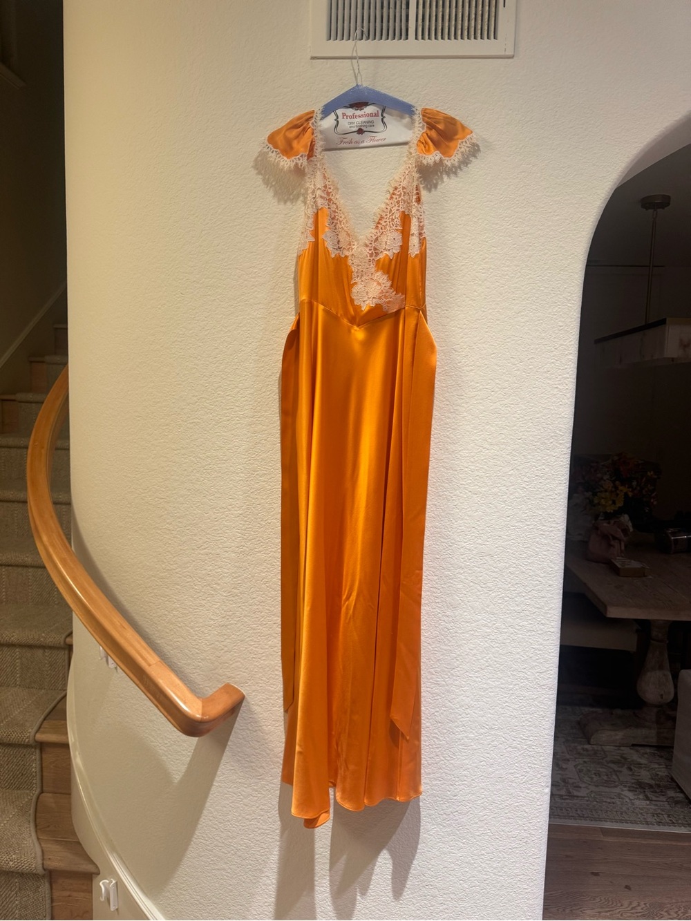 DOEN Fiona Dress in Tangerine - Picture 6 of 11